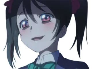 😍 cf81c010 Nico Yazawa Love Live! アニメ, アイドル, 可愛い, 女の子, スクールアイドル telegram sticker