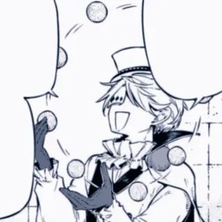 🪃 511f42aa Anime, Giocoleria, Pagliaccio, Manga, Personaggio whatsapp sticker