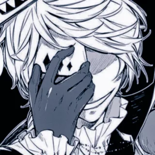 🧋 77190b16 Anime, Personaggio, Giullare, Pagliaccio, Maschera whatsapp sticker