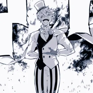 🧋 d7005314 Anime, Manga, Circo, Clown, Cilindro whatsapp sticker