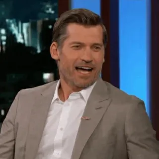 ⚜️ d43889f6 Nikolaj Coster-Waldau actor, man, interview, suit telegram sticker