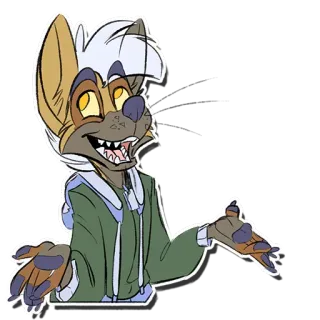👐 5efb7d6e perro, dibujos animados, animal, amigable, animado, personaje telegram sticker