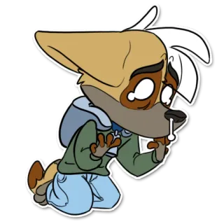 😭 6fa47d51 Dibujo animado, Perro, Animal, Triste, Llorando, Peludo telegram sticker