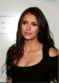 🥀 110b2a6e Nina Dobrev Schauspielerin, Promi, Frau, Porträt, Person telegram sticker