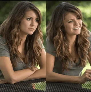 🥀 2382be42 Katherine Pierce The Vampire Diaries Schauspielerin, Schönheit, Promi, Brünette, Porträt, TV-Show telegram sticker