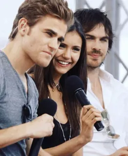 🥀 f1b15b9b prominente, personen, mikrofon, lächeln telegram sticker