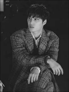 ▪ 2ba791e0 Mann, Porträt, Schwarzweiß, Jacke, Koreanisch, Schauspieler telegram sticker