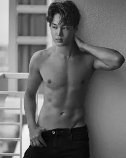 ▪ ce8de4d3 männlich, Bauchmuskeln, Model, ohne Hemd, Muskeln, Fitness telegram sticker