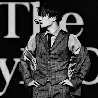 🥀 712be472 đàn ông, áo vest, thời trang, chân dung, phong cách, cà vạt whatsapp sticker