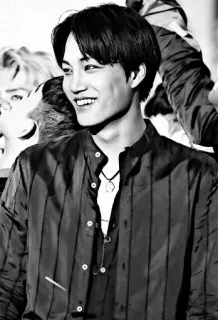 🕸 8f104f60 người, chân dung, nam, người đàn ông, người Hàn Quốc, nụ cười whatsapp sticker