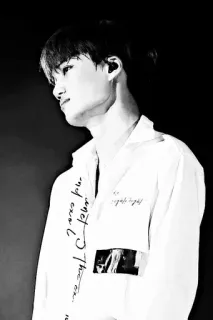 🗝 f2b146b1 To Angels' Flight trắng đen, chân dung, đàn ông, phong cách, áo sơ mi whatsapp sticker