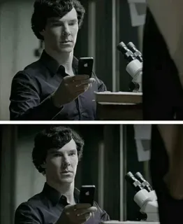 💎 01f1ded0 Sherlock Holmes Sherlock sherlock, sherlock holmes, benedict cumberbatch, série, bbc telegram sticker