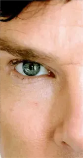 💎 34dc40d9 olho, rosto, close-up, homem, retrato telegram sticker