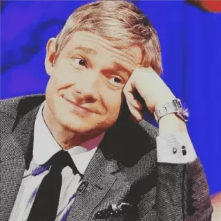 💎 3da11104 Martin Freeman, ator, homem, retrato telegram sticker
