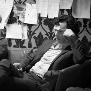 💎 70958b4b Sherlock Holmes Sherlock Sherlock, Sherlock Holmes, Benedict Cumberbatch, Detetive, Mistério telegram sticker