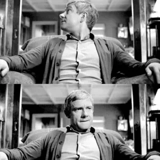 💎 a0b15cdf Martin Freeman ator, Martin Freeman, retrato telegram sticker