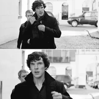 💎 ba87610d Sherlock Holmes Sherlock Sherlock, Benedict Cumberbatch, detetive, BBC, série telegram sticker