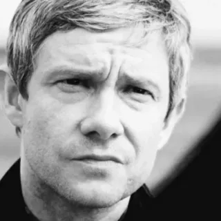 💎 e62dc0d9 Martin Freeman ator, retrato, homem, celebridade, rosto telegram sticker