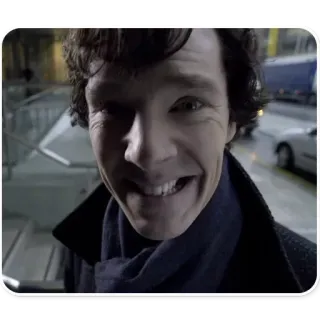💎 ed82797e Sherlock Holmes Sherlock Sherlock, Benedict Cumberbatch, BBC, Mistério, Detetive, Série TV telegram sticker