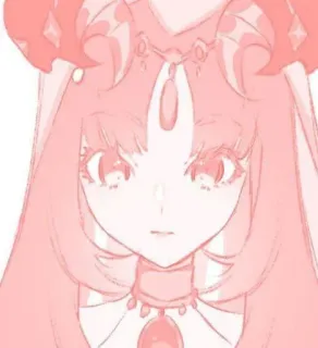 💧 3c0cab7d Anime, Dibujos animados, Rosa, Mujer, Personaje, Ilustración telegram sticker