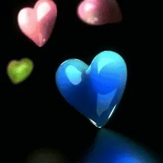 🎈 3c0a24c4 coeurs, amour, romance, saint valentin, brillant, affection whatsapp sticker