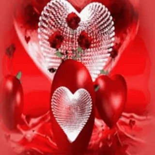 🎈 645f9019 cœur, amour, saint-valentin, romance, rose, rouge whatsapp sticker