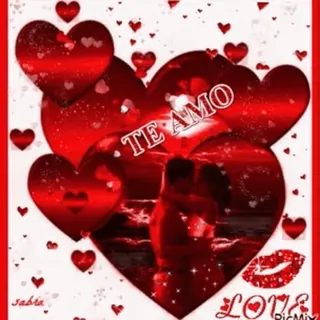 🎈 dffe556a TE AMO amour, coeurs, romance, baiser, rouge, affection, je t'aime whatsapp sticker