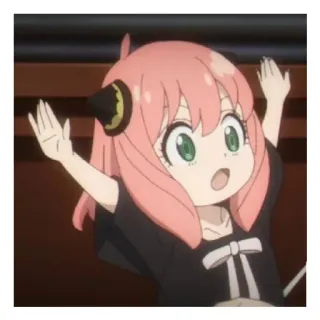 😄 33a59006 Anya Forger Spy x Family Anya, Spy x Family, Anime, Kartun, Karakter, Gadis, Lucu, Forger whatsapp sticker