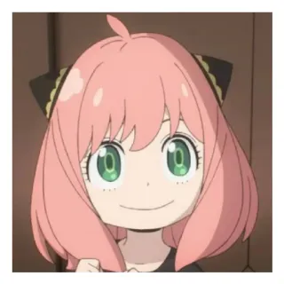 😄 849e4932 Anya Forger Spy x Family Anime, Spy x Family, Anya, Anya Forger, Kartun, Gadis, Lucu whatsapp sticker