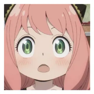 😄 9d71b796 Anya Forger Spy x Family Anime, Spy x Family, Anya Forger, Imut, Kartun, Gadis, Anak whatsapp sticker