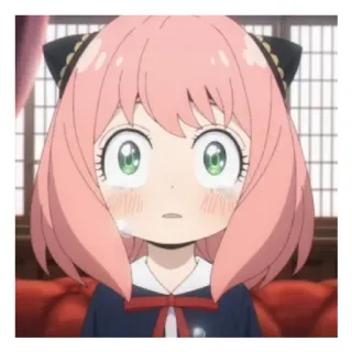 😄 c2deb495 Anya Forger Spy x Family Anime, Spy x Family, Anya Forger, Kartun, Karakter whatsapp sticker