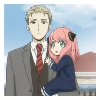 😄 c9824955 Anya Forger Spy x Family Anime, Spy x Family, Anya Forger, Kartun whatsapp sticker