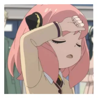 😄 cbaa4fe6 Anya Forger Spy × Family Anime, Anya, Spy x Family, imut, gadis, kartun whatsapp sticker