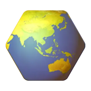 🌏 e84c5d2e globe, earth, asia, australia, map telegram sticker