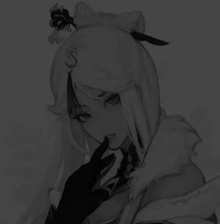 🗝 b2dbc9b9 Ningguang Genshin Impact Аниме, Genshin Impact, Нин Гуан, Вайфу, Портрет, Женщина telegram sticker