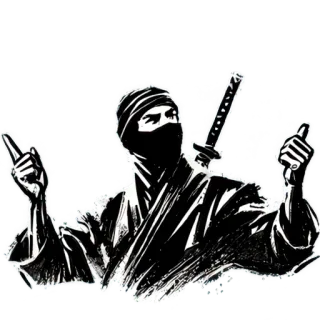 Ниндзя @Nyasticks whatsapp stickers