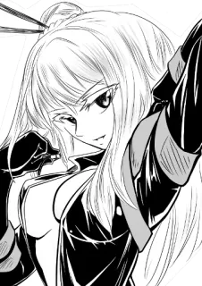 😏 f8df5070 anime, manga, female, character, girl, fighter telegram sticker