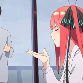 🍷 dbd405f0 anime, kobieta, postać, uśmiechnięta, rude włosy, słodkie telegram sticker