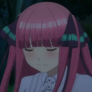 😓 3a7fab69 动漫, 女孩, 粉色头发, 蝴蝶, 伤心, 沮丧 telegram sticker