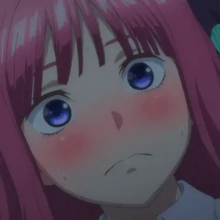 😳 396d51b5 anime, girl, blushing, cute whatsapp sticker