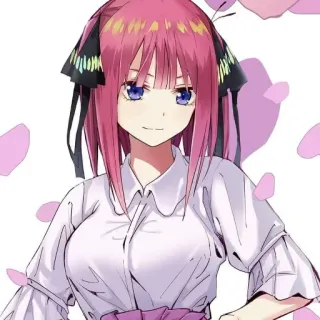 Ninonakano(chilli) @Anime_Stickers_Pack whatsapp stickers