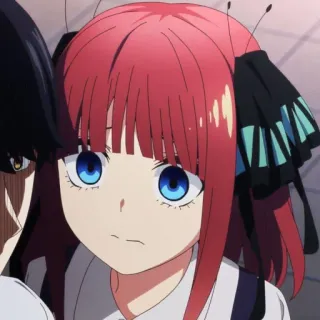 🤬 d1431876 Nino Nakano The Quintessential Quintuplets 动漫, 中野二乃, 五等分的新娘, 卡通, 女孩 telegram sticker