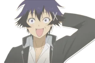 😅 179fd1e6 Аниме, Мультфильм, Смешной, Счастливый, Улыбающийся, Восторженный telegram sticker