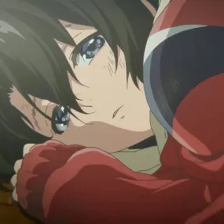 🥡 087af2b7 A Silent Voice anime, sad, emotional, character, movie telegram sticker