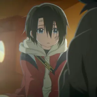 🥢 12dc57bb anime, boy, cartoon, sad telegram sticker