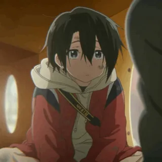 🥡 1df90551 Shoya Ishida A Silent Voice anime, character, sad, emotional, boy telegram sticker