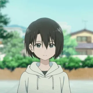 🥡 311dce0c anime, character, sad, manga, boy, hoodie telegram sticker