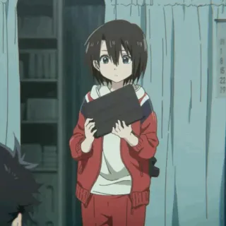 🥡 3de0558f A Silent Voice anime, character, student, uniform telegram sticker