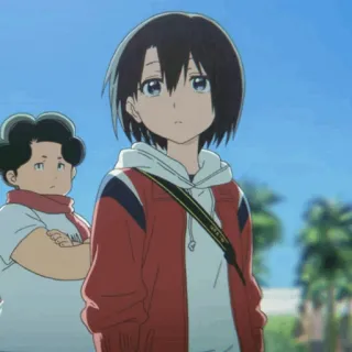 🥢 8efc8213 A Silent Voice anime, character, film, animation, silent voice telegram sticker