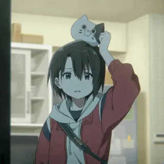 🥡 9fb9b212 anime, character, cat, sticker, cute, girl telegram sticker